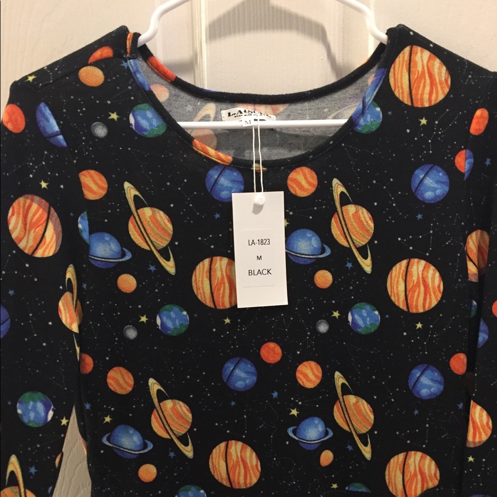 Solar System Space Dress